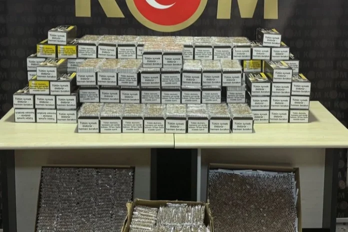 Bilecik Pazaryeri’nde kaçak tütün operasyonu