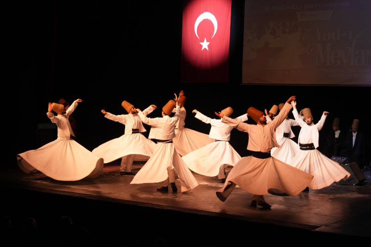 Kocaeli Büyükşehir Mevlana’yı sema ile yad etti