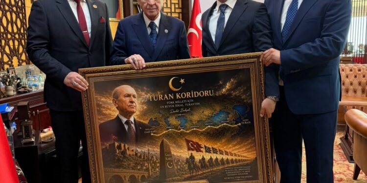 ÜLKÜ OCAKLARI İL BAŞKANI EMİRLER’DEN MHP LİDERİ BAHÇELİ’YE ZİYARET