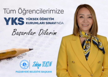 Başkan Tekin’den YKS’ye Girecek Gençlere Başarı Mesajı